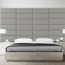 Cabecera Tapizada Panel Decorativo - Pared Tapizada 91cm Beige