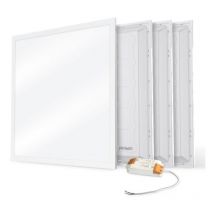 Set di 4 pannelli per controsoffitti led 36W Eq 400W 600x600 3 anni di garanzia Température de Couleur: Blanc neutre 4000K