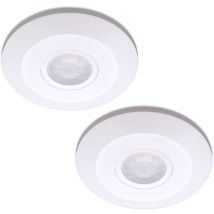 Set di 2 rilevatori di movimento Surface PIR 360o IP20