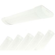 6 strisce led extrapiatte line 8W Eq 80W IP40 750Lm 28cm Température de Couleur: 6000K bianco freddo
