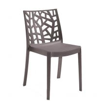 Ausrüstbarer Sesselstuhl in internen Harzbars im Freien und Restaurants mit eingerichtetem Rückenlehst - TanSenza braccioli - Tan