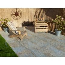 Classgarden Terrassenfliesen 12 m² – 24 Fliesen – Feinsteinzeug – 2 cm dick – Rutschfest – Frost- und schimmelresistent