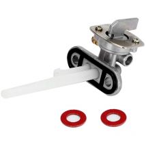 Jeffergarden Coq de réservoir d'essence , Robinet de robinet de robinetterie Petcock avec robinet de réservoir de carburant de carburant pour DT175
