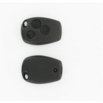 Adnauto - Coque Cle Adaptable Pour Renault 3 Boutons Lame Crantee