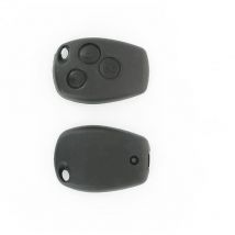Adnauto - Coque Cle Adaptable Pour Renault 3 Boutons Lame Fraisee