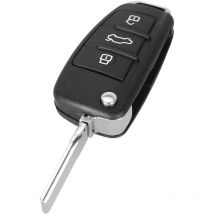 Coque Clé pour Audi A1 A3 A4 A6 Q3 Q7 R8 RS4 S3 S4 S6 tt - Plip clé télécommande 3 Boutons avec Lame Phonillico