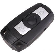 Coque Clé pour BMW Serie 1 3 5 6 M3 M5 X1 X5 X6 Z4-3 Boutons - Plip clé télécommande avec Lame Phonillico