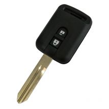 Coque clé pour Nissan Almera Cabster Micra Navara Note Primera Qashqai - Plip clé télécommande 2 Boutons Lame Phonillico