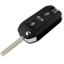 Coque Clé pour Peugeot 208 308 508 2008 3008 5008 Citroen C4 Cactus C5 C-Elysee - Plip télécommande 3 Boutons Phonillico