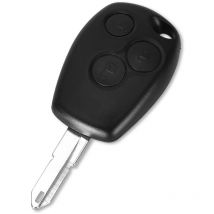 Coque clé pour Renault Trafic Master Clio Kangoo Opel Movano Vivaro - 3 Boutons - Télécommande Plip avec Emplacement Pile Phonillico Phonillico