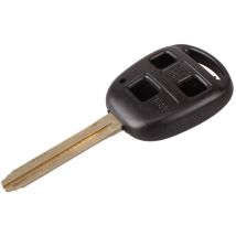 Coque clé pour Toyota Avalon Land Cruiser Camry Celica Corolla Sequoia Sienna Solara RAV4-3 Boutons-Plip télécommande avec Lame Phonillico