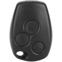 Coque de clé de voiture à distance à 3 boutons adaptée pour Renault Logan Sandero Clio Fluence Vivaro Master - Sjlerst