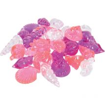 Coquillages décoratifs 32 pieces pour aquarium Zolux