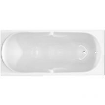 Glass - Coquille de Bain Rectangulaire Modèle Shiro Sans Panneaux
