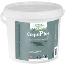 Ferme De Beaumont - CoquiPlus 6 kg Coquilles d'huîtres concassées 35% de calcium, minéraux volailles