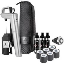 Weinsystem silber Timeless Six + 6 Stück - Coravin