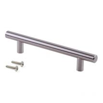 Emuca - tirador para mueble orlando, l188mm, intereje 128mm, acero, níquel satinado
