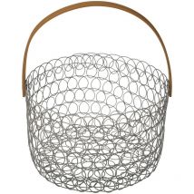 Versa - Corbeille à fruits ronde fil métallique 24 cm