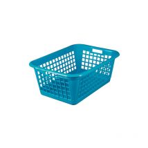 Corbeille à linge Bleue - Green Line - aluminium et plastiq