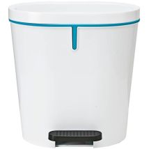 Corbeille à papier avec pédale et bac intérieur 8L Nofer