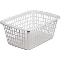 Aluminium Et Plastiques - Corbeille De Rangement Rectangulaire Gris Moucheté 11l