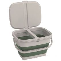 Outwell - Corbeille de recyclage pliable Shadow vert