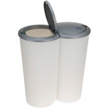 Corbeille double - 2 x 25 l