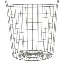 Corbeille ronde en métal grillagé 51 cm