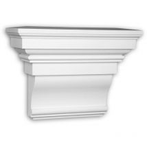 Profhome Decor - Corbel Profhome 483202 Facade moulding Deco element Facade element Ionic style white