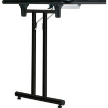 Corbetta Klapptisch Gestell höhenverstellbar Flexo 1 - Breite 400 mm, schwarz - Stapelbares Tisch Gestell höhenverstellbar aus Stahl für kleine