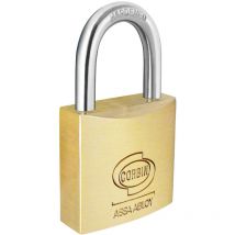 L.110.25 - Cadenas à anse standard laiton-25 - Corbin