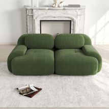 Cord Sofa 2-sitzer Modular, 208 Cm, Bequemes Loveseat