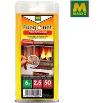 Kit riparazione: cordone isolante ø6+adesivo 50ml - 2.5m fuegonet 231242 massó