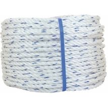 Cordage Polypropylène. Coloris Blanc. Diamètre 16 Mm En Rouleau De 50 Ml - Corderie Mesnard Sas