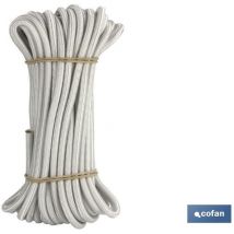 Cheveau Corde Élastique 10mm 10m Blanc