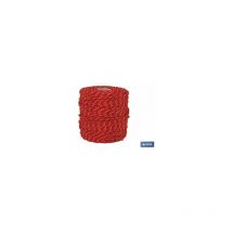 Cordon Tressé Hippie Rouge/Jaune 3mm x 100 m