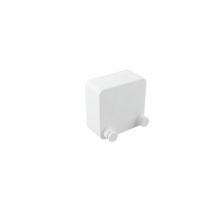 Corde à linge avec 1 corde en acier inoxydable (supporte jusqu'à 10 kg, extensible jusqu'à 4,2 m de longueur) coloris blanc
