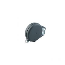 Corde à linge avec 1 corde réglable (supporte jusqu'à 15 kg, extensible jusqu'à 12 m de longueur) coloris gris
