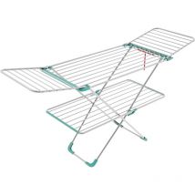 Colombo - Corde à linge double en aluminium antirouille et peu encombrante