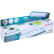 Northix - tendoir à linge automatique Alpina 14 m Blanc/Gris