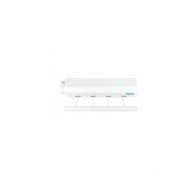 Corde à linge réglable à 4 cordes (supporte jusqu'à 10 kg, extensible jusqu'à 3,2 m de longueur) coloris blanc