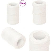 Vidaxl - Corde de bateau Blanc complet 2 mm 500 m Polypropylène - Corde De Bateau - Corde Nautique - Polypropylène - Amarrage - Gréement - Home &