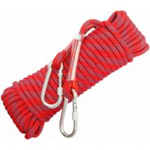 Gabrielle Corde d'Escalade en Rappel Auxiliaire en Polyester/NylonCharge 1000kg pour Alpinisme Sauvetage 10m