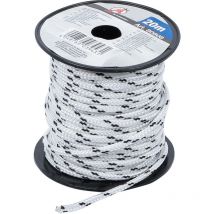 Corde en matière plastique / utilisation universelle 3 mm x 20 m noir / blanc