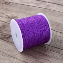 Treetalk - Corde en nylon satiné, fil de nœud chinois pour la fabrication de bijoux, utilisé dans la fabrication de bracelets, bijoux, queue de rat,