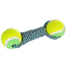 Basic - Corde pour chien avec 2 balles 22 cm