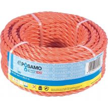 Corde ppd 8mm a 20m orange (Par 10)