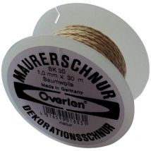 Overmann - Cordeau coton 1,0mm 30m blanc