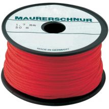 Overmann - Cordeaux macon pe 1,7mm 50m blanc
