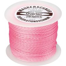 Overmann - Cordeles albañil pp fluorescente 2,0mm 100m rosa